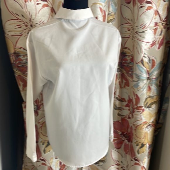 White Long Sleeve FUBU Dress Shirt, size 14 - Picture 3 of 4